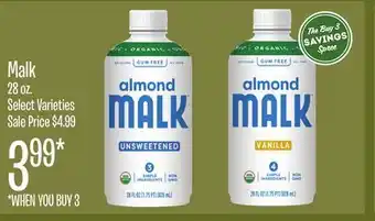 Jewel-Osco Malk offer