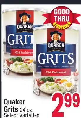 Jewel-Osco Quaker Grits offer