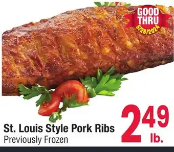 Jewel-Osco St. Louis Style Pork Ribs offer