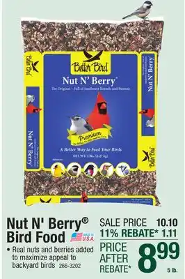 Menards Better Bird Better Blend Premium Nut N' Berry Bird Food Seed - 5 lb offer