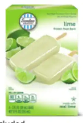 Aldi Sundae Shoppe Lime or Pineapple Fruit Bars offer