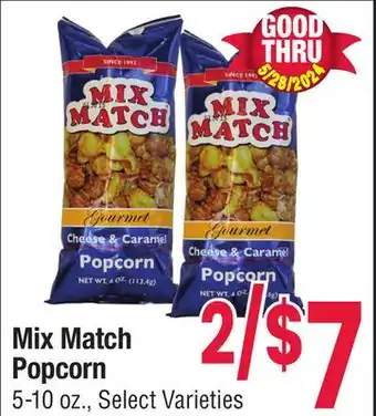 Jewel-Osco Mix Match Popcorn offer