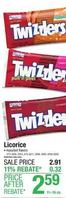 Menards Twizzlers Strawberry Twists - 16 oz offer