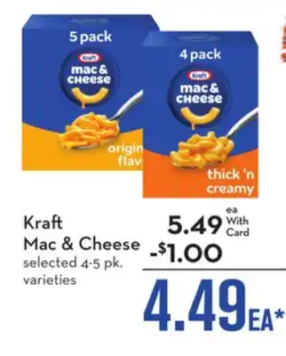Mariano's Kraft Mac & Cheese offer