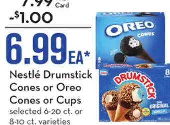 Mariano's Nestlé Drumstick Cones or Oreo Cones or Cups offer