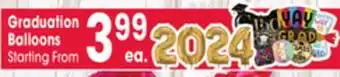 Jewel-Osco Graduation Balloons offer