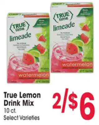 Jewel-Osco True Lemon Drink Mix offer