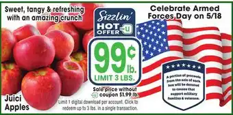 Jewel-Osco Juici Apples offer