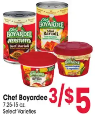 Jewel-Osco Chef Boyardee offer