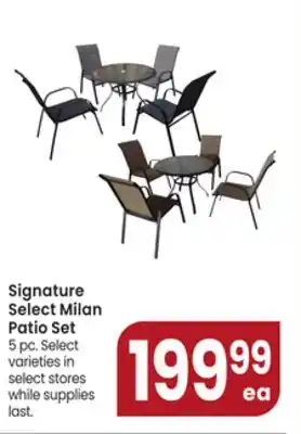 Jewel-Osco Signature Select Milan Patio Set offer