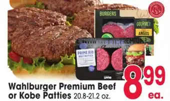 Jewel-Osco Wahlburger Premium Beef or Kobe Patties offer