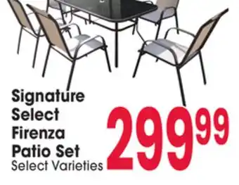 Jewel-Osco Signature Select Firenza Patio Set offer