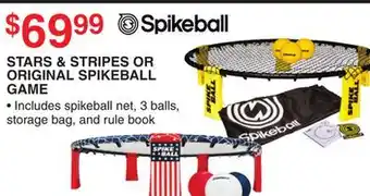 Dunham's Sports STARS & STRIPES OR ORIGINAL SPIKEBALL GAME offer