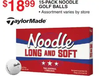 Dunham's Sports 15-PACK NOODLE GOLF BALLS offer