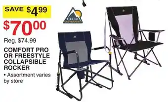 Dunham's Sports GCI COMFORT PRO OR FREESTYLE COLLAPSIBLE ROCKER offer