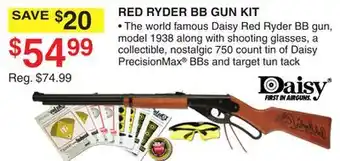 Dunham's Sports RED RYDER BB GUN KIT offer