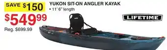 Dunham's Sports YUKON SIT-ON ANGLER KAYAK offer