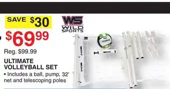 Dunham's Sports WILD SPORTS ULTIMATE VOLLEYBALL SET offer