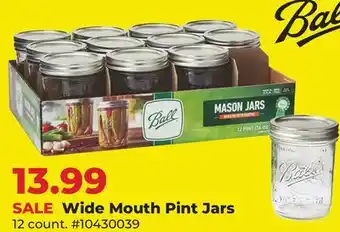 Runnings Ball Wide Mouth Pint Jars offer