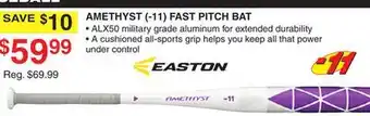 Dunham's Sports EASTON AMETHYST (- 11) FAST PITCH BAT offer