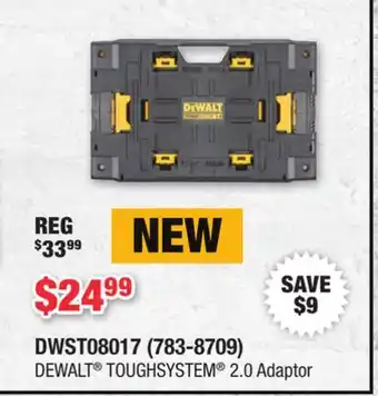 Runnings DEWALT TOUGHSYSTEM 2.0 Adaptor offer