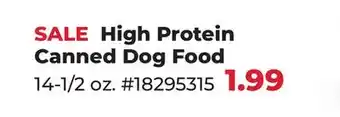Runnings HEARTLAND HARVEST High Protein Canned Dog Food offer