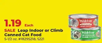 Runnings Leap Indoor or Climb Canned Cat Food offer