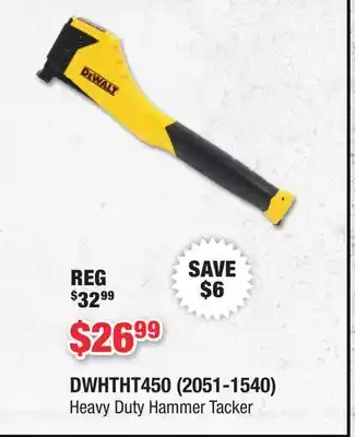 Runnings DEWALT Heavy Duty Hammer Tacker offer