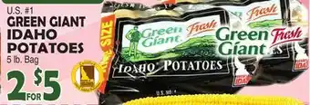 Bravo Supermarkets GREEN GIANT IDAHO POTATOES offer