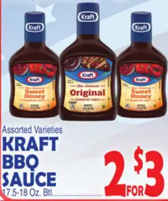 Bravo Supermarkets KRAFT BBQ SAUCE offer