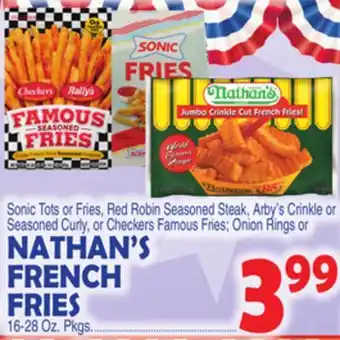 Bravo Supermarkets NATHAN'S FRENCH FRIES offer