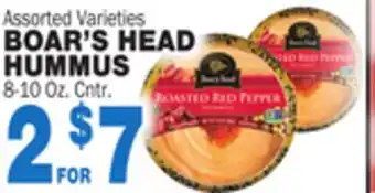 Bravo Supermarkets BOAR'S HEAD HUMMUS offer