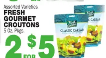 Bravo Supermarkets FRESH GOURMET CROUTONS offer