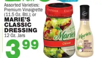 Bravo Supermarkets MARIE'S CLASSIC DRESSING offer