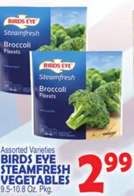Bravo Supermarkets BIRDS EYE STEAMFRESH VEGETABLES offer