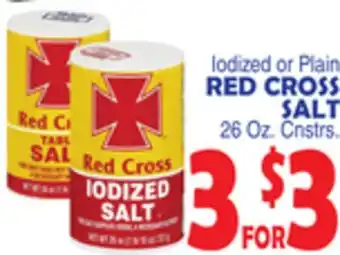 Bravo Supermarkets RED CROSS SALT offer