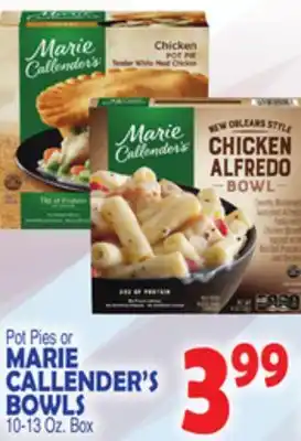 Bravo Supermarkets MARIE CALLENDER'S BOWLS offer