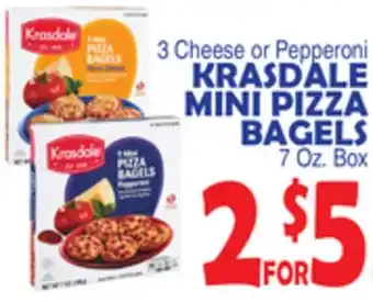 Bravo Supermarkets KRASDALE MINI PIZZA BAGELS offer