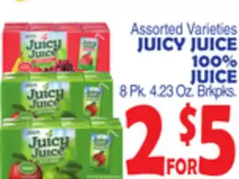 Bravo Supermarkets JUICY JUICE 100% JUICE offer