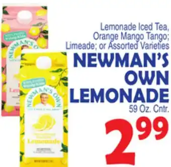 Bravo Supermarkets NEWMAN'S OWN LEMONADE offer