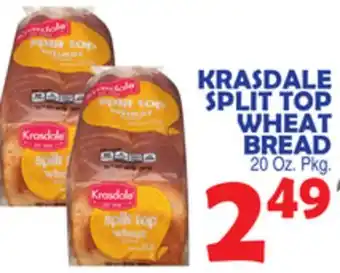 Bravo Supermarkets KRASDALE SPLIT TOP WHEAT BREAD offer