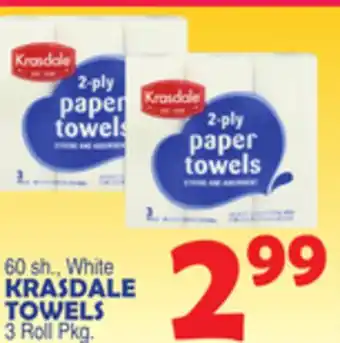 Bravo Supermarkets KRASDALE TOWELS offer