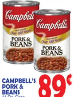 Bravo Supermarkets CAMPBELL'S PORK & BEANS offer