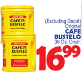 Bravo Supermarkets CAFE BUSTELO offer