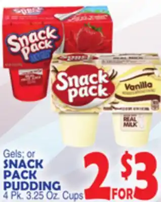 Bravo Supermarkets SNACK PACK PUDDING offer