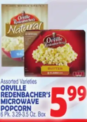 Bravo Supermarkets ORVILLE REDENBACHER'S MICROWAVE POPCORN offer