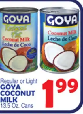 Bravo Supermarkets GOYA COCONUT MILK offer