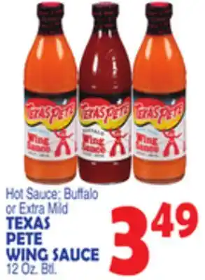 Bravo Supermarkets TEXAS PETE WING SAUCE offer