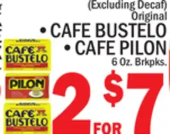 C Town CAFE BUSTELO, CAFE PILON offer