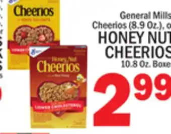 C Town HONEY NUT CHEERIOS offer